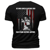 He Who Kneels Before God Spartan Warrior T-Shirt