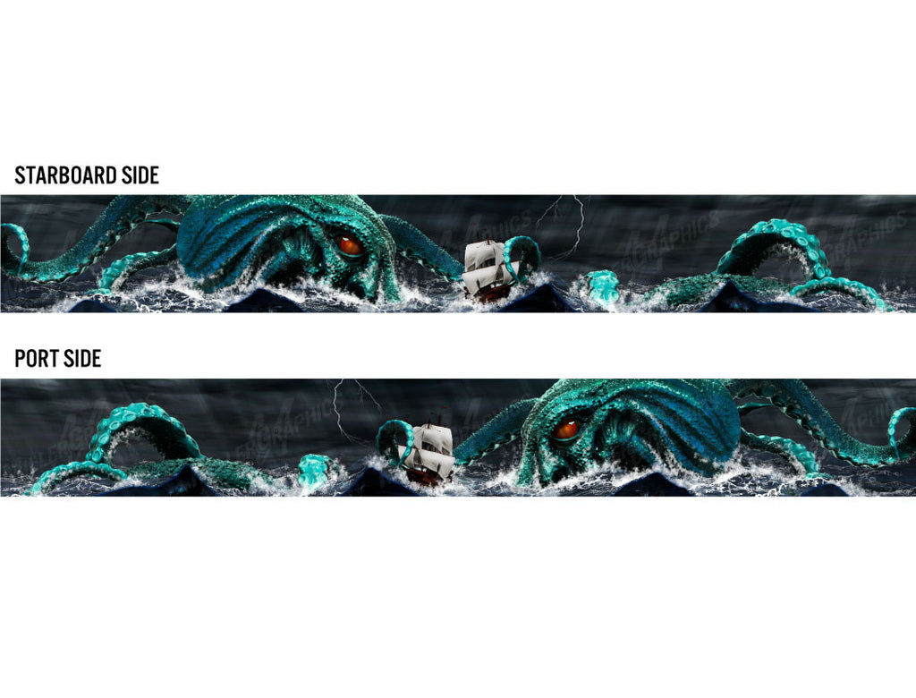 sea monsters kit Sea Monster Kraken Boat Wrap Kit