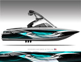 Adrenaline (Aqua) Boat Wrap Kit