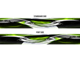 Adrenaline (Green) Boat Wrap Kit