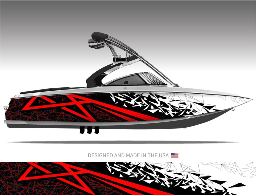 Apex (Red) Boat Wrap Kit