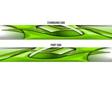 Breaker (Green) Boat Wrap Kit