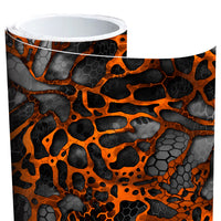 Chameleon Camo Blaze Orange Night XD Vinyl Roll