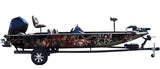 Chameleon Black and Red XD Camo Abstract Boat Wrap Kit