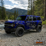 Chameleon Camo Black and Blue XD2 Vinyl Roll