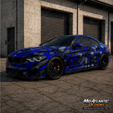 Chameleon Camo Black and Blue XD2 Vinyl Roll