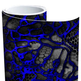 Chameleon Camo Black and Blue XD2 Vinyl Roll