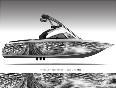 Cyclone (Grey) Boat Wrap Kit