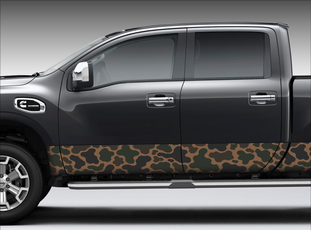 Duck Camo Timber Rocker Panel Decal Kit