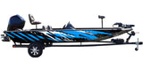 Fury (Blue) Abstract Boat Wrap Kit