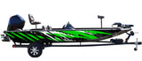 Fury (Green) Abstract Boat Wrap Kit