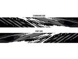 Fury (Grey) Abstract Boat Wrap Kit