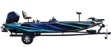 Fusion (Aqua) Abstract Boat Wrap Kit