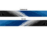 Hurricane (Blue) Boat Wrap Kit