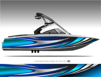 Jetstream Abstract Boat Wrap Kit
