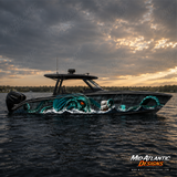 Sea Monster Kraken Boat Wrap Kit