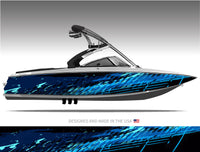 Lagoon Abstract Boat Wrap Kit