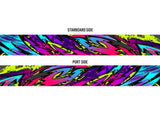 Neon Riot Boat Wrap Kit