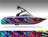 Neon Riot Boat Wrap Kit