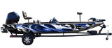 Overdrive (Blue) Abstract Boat Wrap Kit