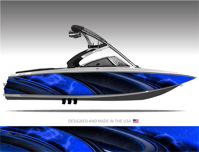 Plasma (Blue) Boat Wrap Kit