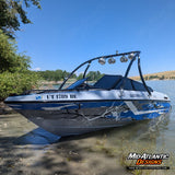 Ravage (Blue) Abstract Boat Wrap Kit