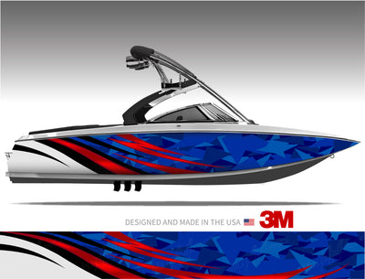 Renegade Abstract Boat Wrap Kit