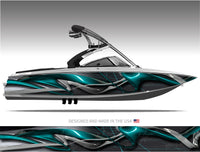 Typhoon (Aqua) Boat Wrap Kit