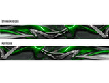 Typhoon (Green) Boat Wrap Kit