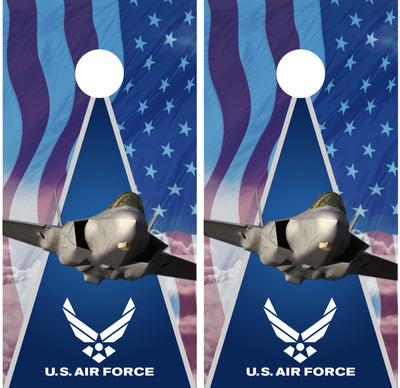 Air Force Cornhole Wraps