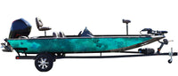 Chameleon Aqua Camo Boat Wrap Kit