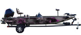 Chameleon "Black and Pink" Camo Boat Wrap Kit