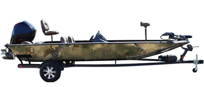 Chameleon Camo Boat Wrap Kit (5 Patterns Available)