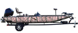 "Snowstorm Pink" Camo Boat Wrap Kit