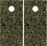 Camo Marshland Cornhole Wraps