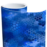 Chameleon Blue Camo Vinyl Roll