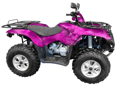 Chameleon Pink Camo ATV Wrap Kit