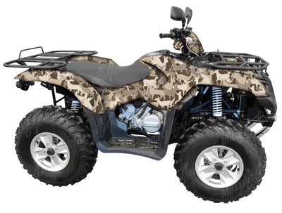 Deer Silhouette Camo ATV Wrap Kit