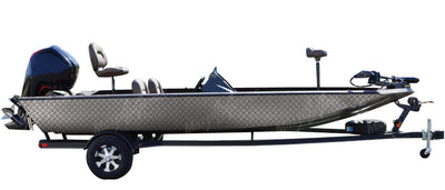 Diamond Plate (Natural) Boat Wrap Kit