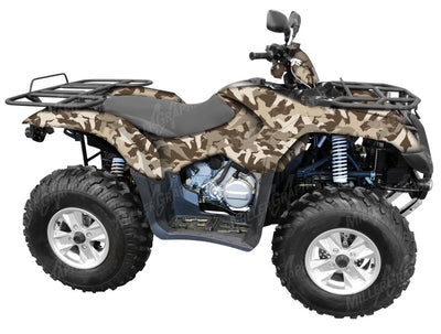 Duck Silhouette Camo ATV Wrap Kit