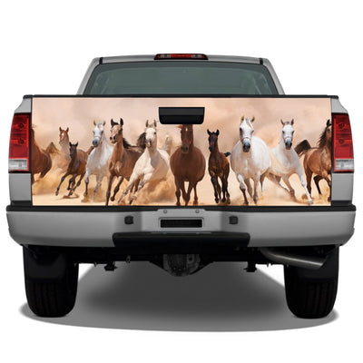 Horses Running Tailgate Wrap