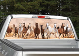 Horses Running Rear Window Decal