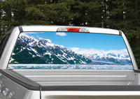 Mountain Scenery #4 Winter Rear Window Decal