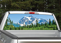 Mountain Scenery Rear Window Decal