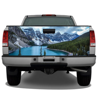 Mountains Lake Scenery Tailgate Wrap