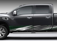 Oxide Metal (Green) Rocker Panel Decal Kit