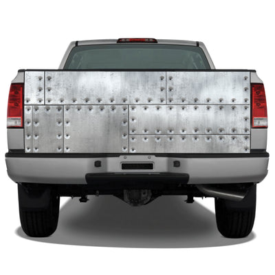 Riveted Metal Distressed Tailgate Wrap