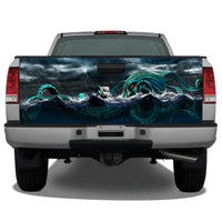 Sea Monster Kraken Storm Tailgate Wrap