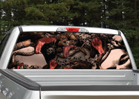 Snake Pit Skulls Rear Window Decal