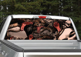 Snake Pit Skulls Rear Window Decal